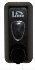 Диспенсер для мыла-пены в картриджах Lime 0,6л черный арт. 972002