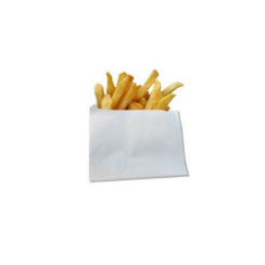 Пакет бумажный для картофеля фри 140х140мм ЖС белый