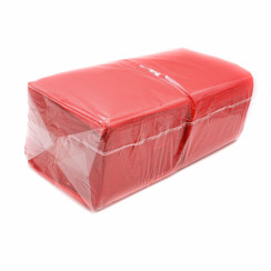 Салфетки бумажные 33х33 1-сл красные (300шт) (М)