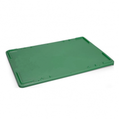 Крышка пластиковая для ящика 600 * 400 мм зеленая арт.506