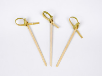 Пика "Узелок" бамбук 6,5см Ben Fatto (100шт/уп)