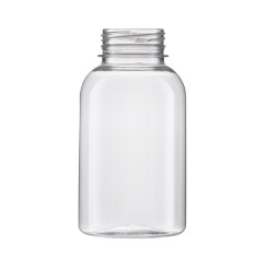 Бутылка ПЭТ 0,250л.с ШИРОКИМ горлом кругл. прозрачная