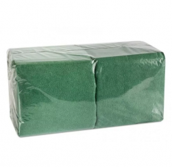 Салфетки бумажные 33х33 1-сл зеленые (300шт) (М)