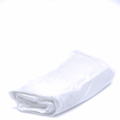 Полиэтиленовый пакет майка белый 16 мкм 40+20х70 см