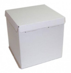Коробка для торта 420х420х450 мм картон белая