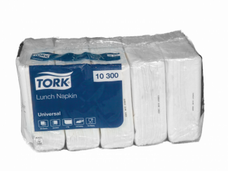 Салфетки бумажные TORK Universal 33х33 1-сл белые (500шт) арт. 10300
