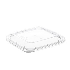 Крышка к конт квадратному 126х126х15 ПП прозрачная 