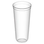 Стакан одноразовый пластиковый 650мл Bubble Cup с U-образным дном глянец