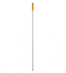 Ручка алюминиевая для держателя мопов защелкивающаяся 130см d22мм желтая	