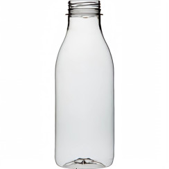 Бутылка ПЭТ 0,5л с ШИРОКИМ горлом кругл. прозрачная
