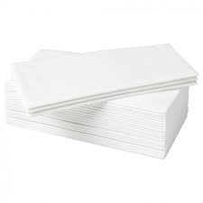 Салфетки бумажные белый 24х24 двухслойные 1/8 сложение 250 шт