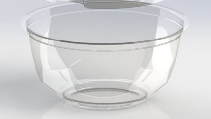 Креманка пластиковая круглая d110 мм, 200 мл прозрачный