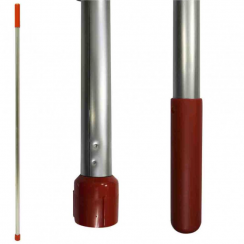 Ручка алюминиевая усиленная SYR 135 см для держателей красная (артикул производителя 940872-RR-S)