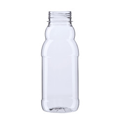 Бутылка ПЭТ 0,3л с ШИРОКИМ горлом круглая. прозрачная 