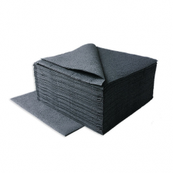 Салфетки бумажные черные LIME 33х33 однослойные 400шт (артикул производителя 610150)