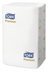 Салфетки бумажные для диспенсеров TORK N12 JustOne Premium двухслойные белые 200 листов (артикул производителя 477687)