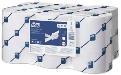 Бумажные полотенца в рулоне TORK H13 Advanced 2 слойные белые 143 м (артикул производителя 471110)