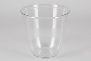 Контейнер пластиковый круглый d95 мм, 350 мл прозрачный Стиролпласт