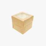 Коробка для маффинов ECO MUF 1 100х100х100 мм крафт