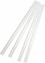 Трубочки для коктейля без изгиба утолщенные прозрачные, диаметр 5 мм, 12,5см 400шт
