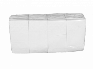 Салфетки бумажные 33х33 2-сл 1/8 сложение белые (200шт)