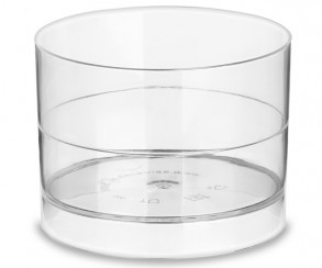 Чашка фуршетная 60мл Круг d53мм прозрачная (ПС) П-Полимер